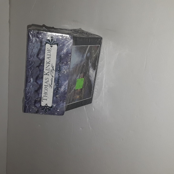 -  NEW VINTAGE THOMAS KINKADE TWILIGHT COTTAGE 100 PIECE MINIATURE JIGSAW P… - Picture 5 of 6